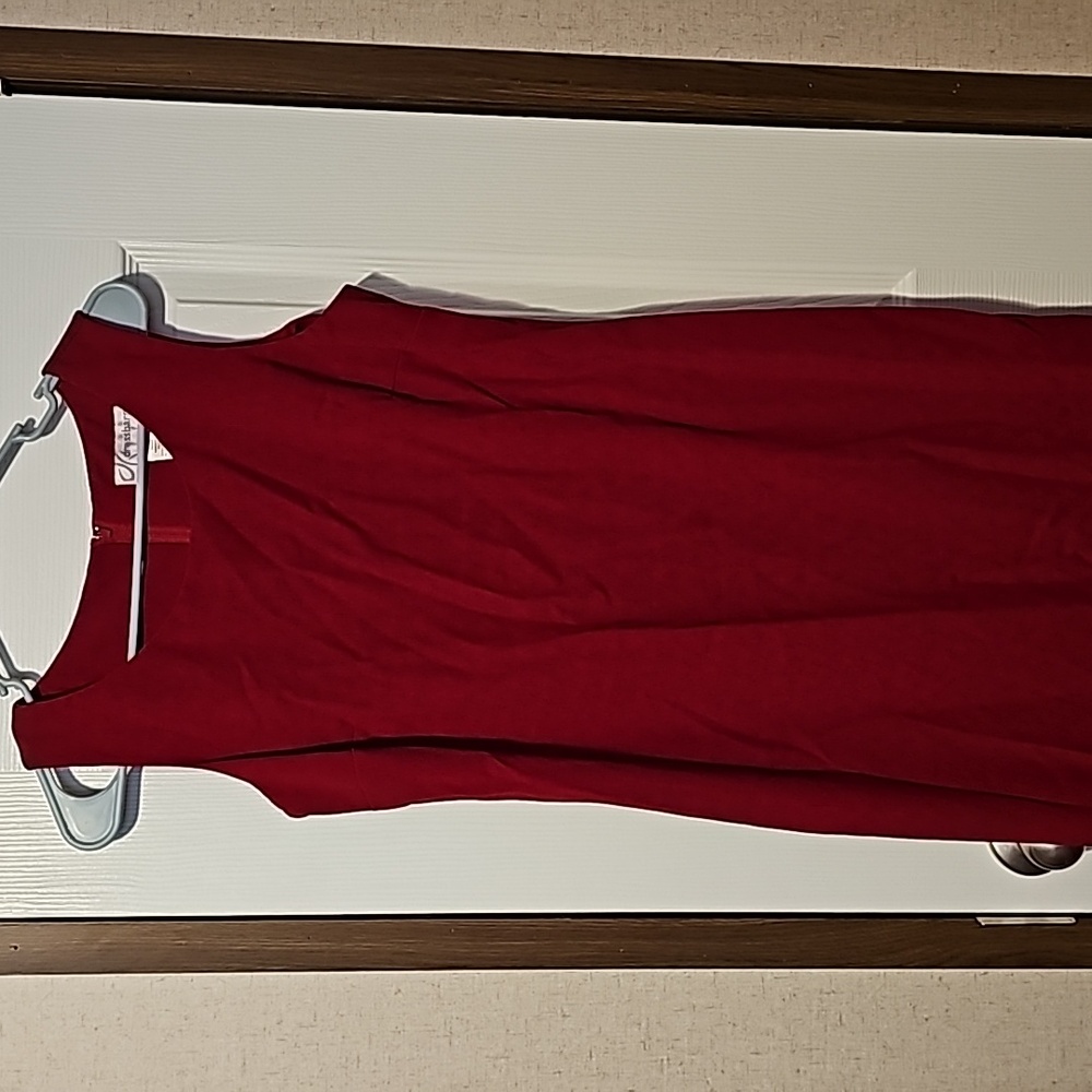 Red Sleeveless Dress